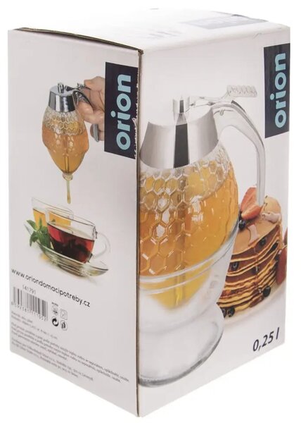 Dozownik do miodu 0,25 l, szklany ORION 141791