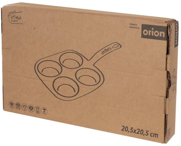 Litina Smalt Patelnia do jajek sadzonych/placków 20,5 × 20,5 cm ORION 113229
