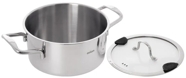 Garnek Venice z pokrywką 1,2 l, stal nierdzewna ORION 113370