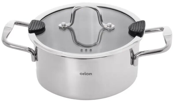Garnek Venice z pokrywką 1,2 l, stal nierdzewna ORION 113370