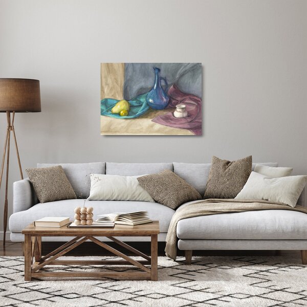 Obraz na szkle - Malowana martwa natura (70x50 cm)