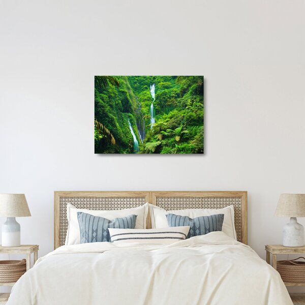 Obraz na szkle - Wodospady Madakaripura, Jawa Wschodnia, Indonezja (70x50 cm)