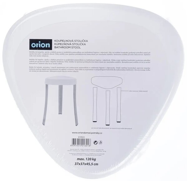 Bath Krzesło łazienkowe i prysznicowe ORION 810923