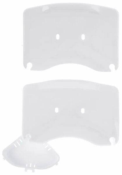 Shelf Regulowany stołek z półką, biały ORION 810926