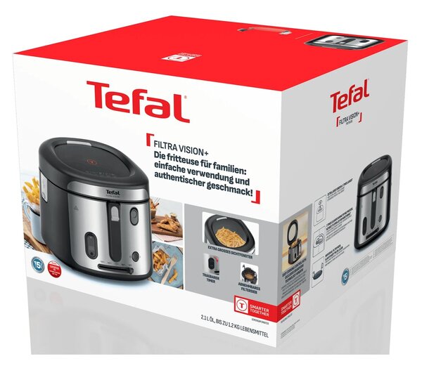 Filtra Vision+ Frytkownica olejowa, czarna TEFAL FF2588E0
