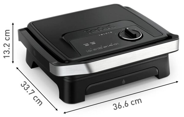 Inicio Adjust Elektryczny grill do panini, czarny TEFAL GC2728E0