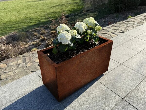 Tall Wysoka donica ogrodowa 40 × 90 × 50 cm, corten CORGARDEN 1082
