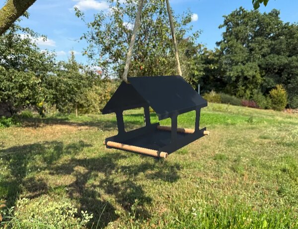 Nido Karmnik dla ptaków 30 × 25 × 23 cm, ze stali nierdzewnej CORGARDEN 1094