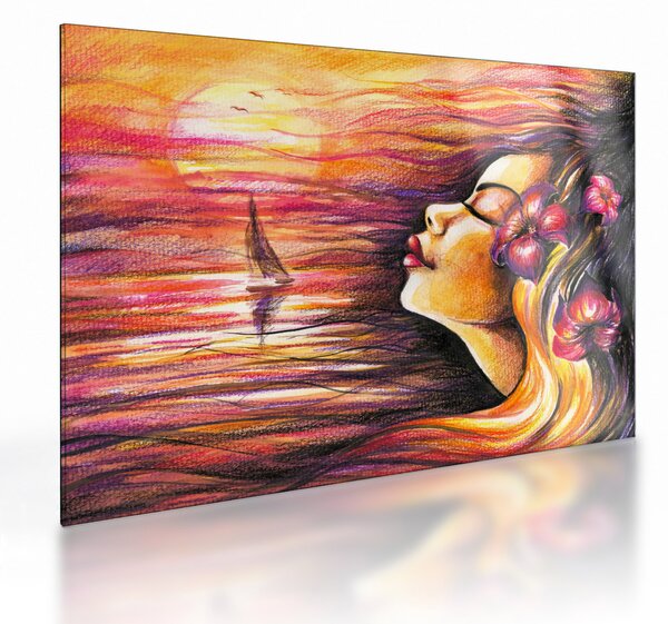 Obraz na szkle - Wspomnienia lata (70x50 cm)