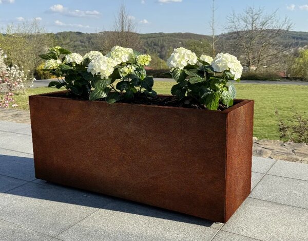 Tall Wysoka donica ogrodowa 40 × 120 × 50 cm, corten CORGARDEN 1083