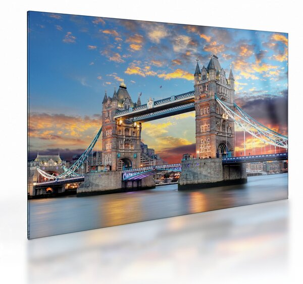 Obraz na szkle - Tower Bridge, Londyn, Anglia (70x50 cm)
