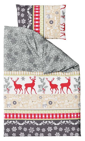 Flanelowa pościel CHRISTMAS TIME kolorowa Rozmiar pościeli: 70 x 90 cm | 140 x 200 cm