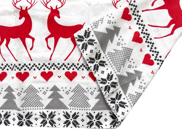 Pościel flanelowa DEER DREAMS białe Rozmiar pościeli: 2 szt 70 x 90 cm | 200 x 220 cm