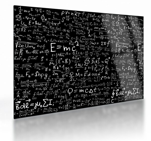 Obraz na szkle - Matematyka (70x50 cm)