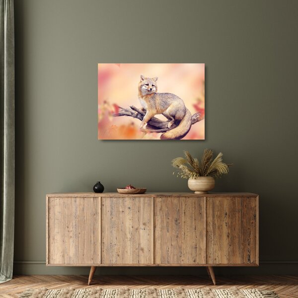 Obraz na szkle - Lis (70x50 cm)