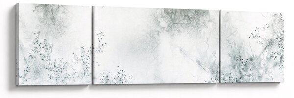 Obraz abstracji liści (170x50 cm)