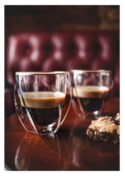 Kubki do cappuccino z podwójną ścianką zestaw 2 szt. 250 ml Cristallo – Vialli Design
