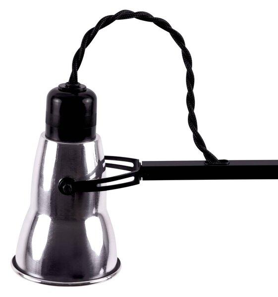 Anglepoise Lampa biurkowa Original 315, srebrno-czarna 315, czarny, biuro, aluminium, design