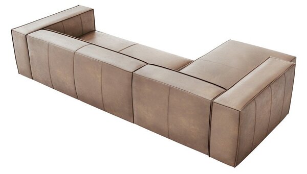 Jasnobrązowy skórzany narożnik (lewostronny) Madame – Windsor & Co Sofas
