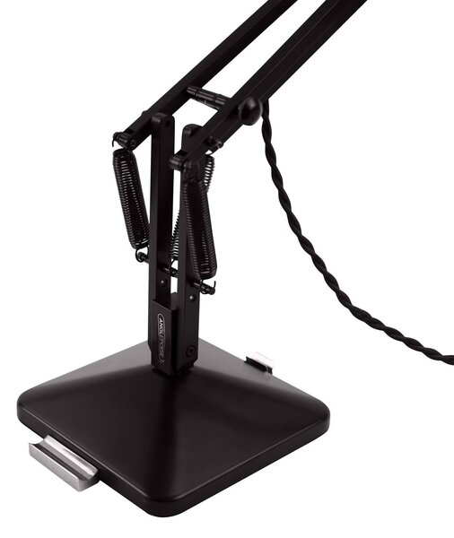 Anglepoise Lampa biurkowa Original 315, srebrno-czarna 315, czarny, biuro, aluminium, design