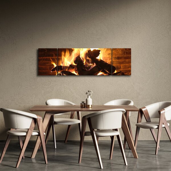 Obraz - Ogień (170x50 cm)