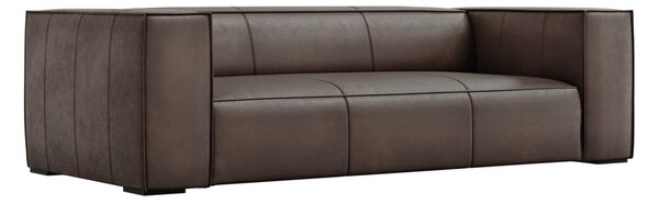 Brązowa skórzana sofa 227 cm Madame – Windsor & Co Sofas