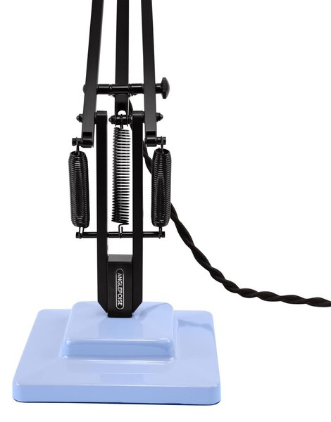Anglepoise Lampa stołowa Original 1227, opalowo-niebieska/czarna, 49 cm 1227, czarny, biuro, aluminium, design