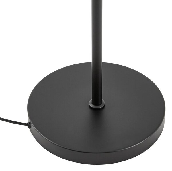 Lampa stojąca Ingrid Lindby, czarny, salon / jadalnia, metal