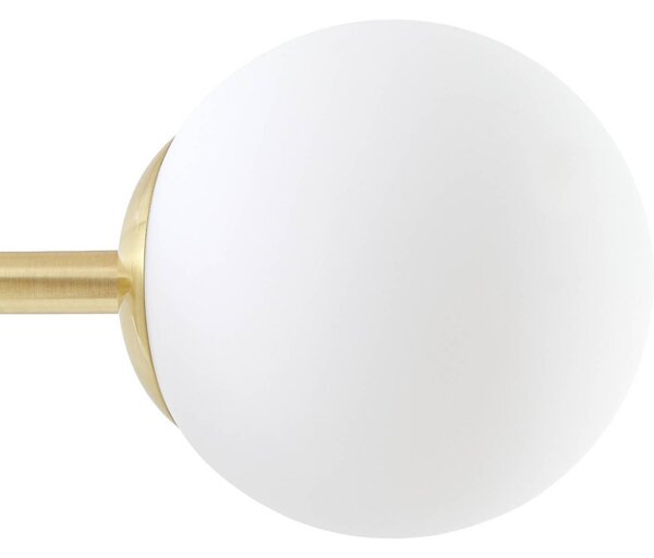 Lampa wisząca Isamer Lindby, możliwość ściemniania, mosiężny / złoty, salon / jadalnia, metal, nowoczesny