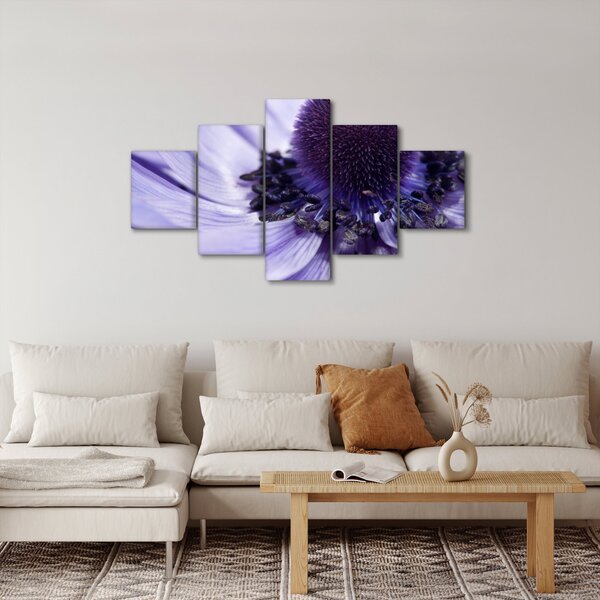 Obraz - Fioletowy kwiat (125x70 cm)