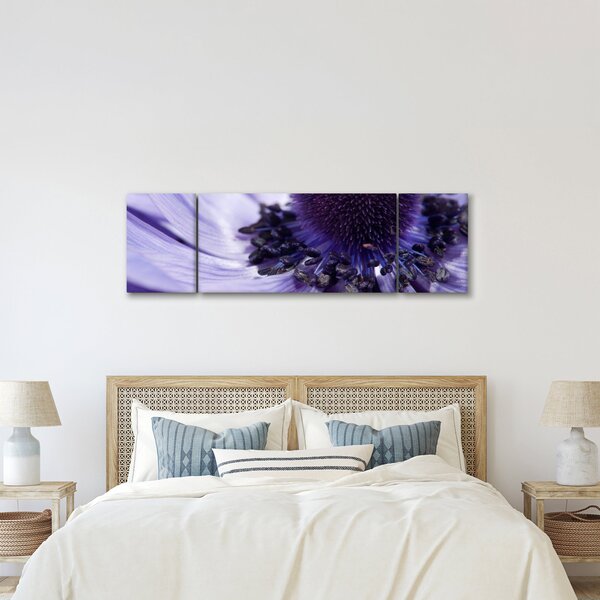 Obraz - Fioletowy kwiat (170x50 cm)