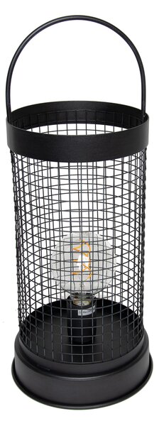 Nowoczesna lampa stołowa szara 52 cm - Horario