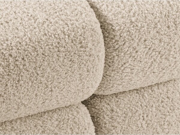 Beżowa sofa modułowa z materiału bouclé 188 cm Bellis – Micadoni Home