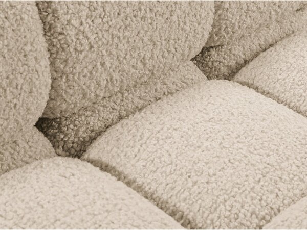Beżowa sofa modułowa z materiału bouclé 188 cm Bellis – Micadoni Home