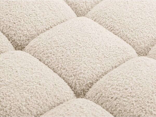 Beżowa sofa modułowa z materiału bouclé 188 cm Bellis – Micadoni Home
