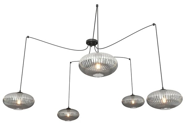 Nowoczesna pięcioramienna lampa typu pająk - D171 C4-G33