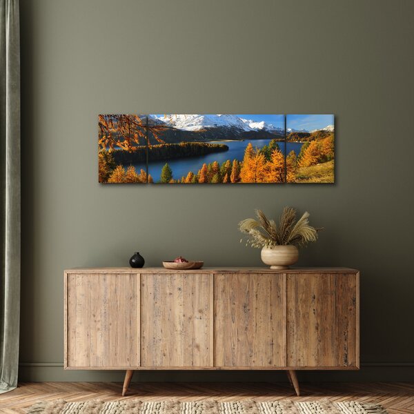 Obraz - Jesień w Alpach (170x50 cm)