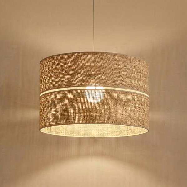 Lampa wisząca Calma TK Lighting, możliwość ściemniania, kremowy / amber, salon / jadalnia