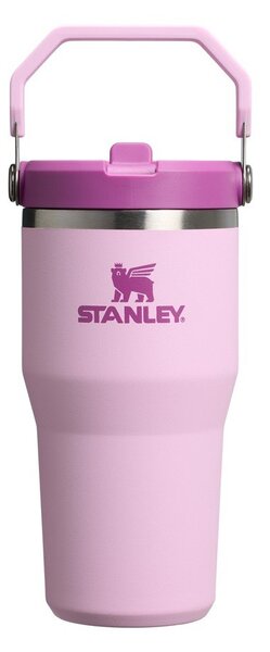 Różowy termos ze stali nierdzewnej 600 ml IceFlow™ Flip Straw 2.0 Cherry Blossom – Stanley