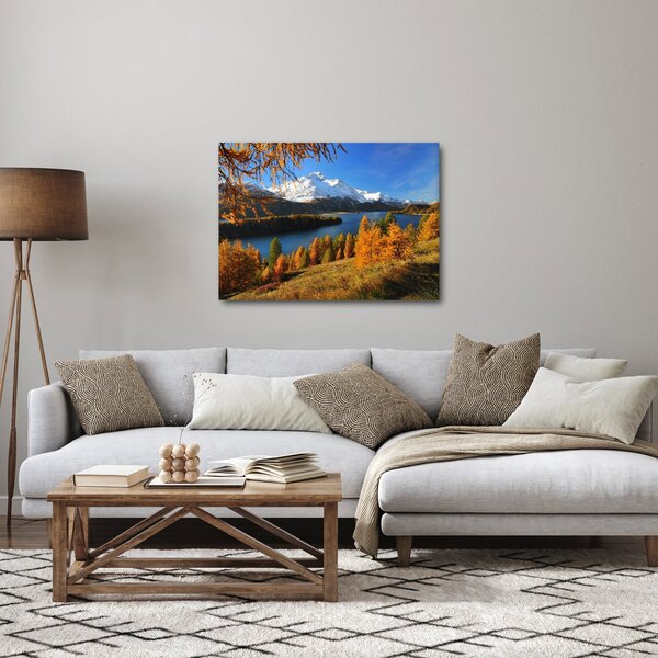 Obraz - Jesień w Alpach (70x50 cm)