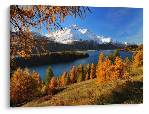 Obraz - Jesień w Alpach (70x50 cm)