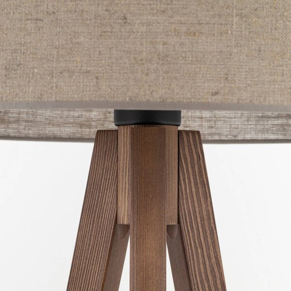 Lampa stojąca Grand TK Lighting, ciemne drewno, salon / jadalnia, drewno, nowoczesny