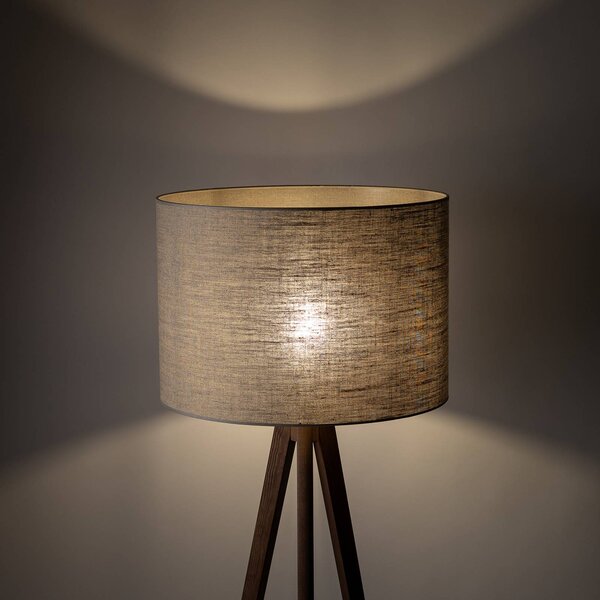 Lampa stojąca Grand TK Lighting, ciemne drewno, salon / jadalnia, drewno, nowoczesny
