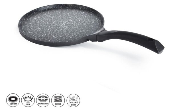 Patelnia do naleśników z nieprzywierającego aluminium Pfluon Granit Orion Grande, ⌀ 27 cm
