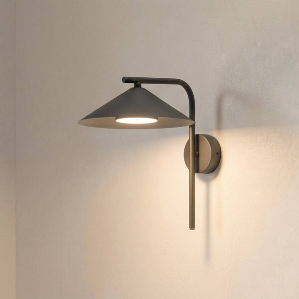 Kinkiet Lume TK Lighting, możliwość ściemniania, brązowy / rdzawy, sypialnia, metal