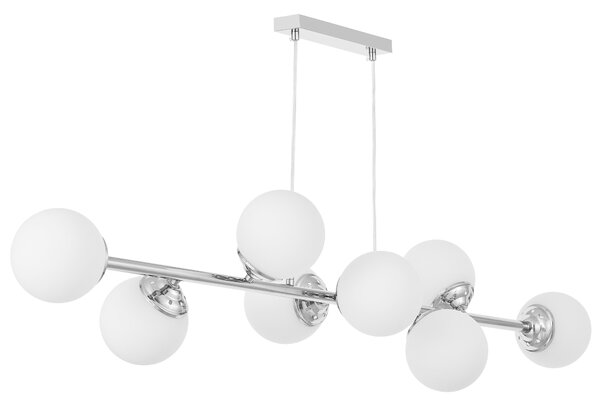 NOWOCZESNA LAMPA WISZĄCA CHROMOWANA FINO W8