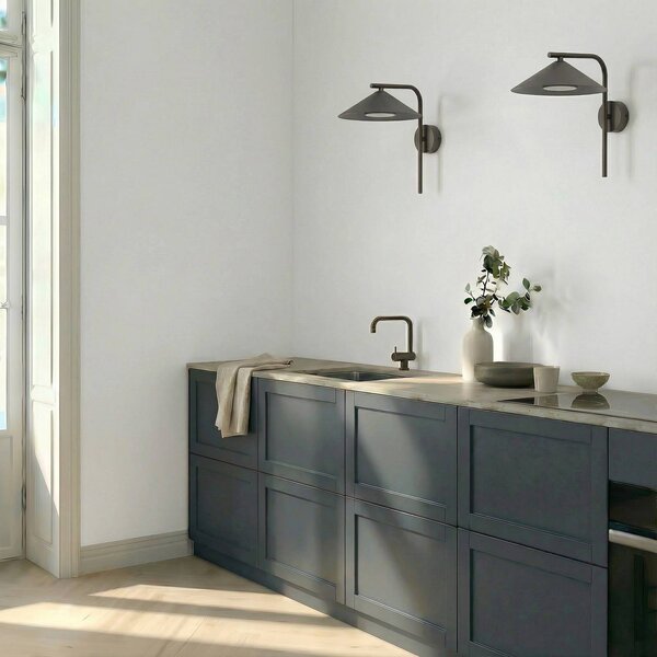 Kinkiet Lume TK Lighting, możliwość ściemniania, brązowy / rdzawy, sypialnia, metal