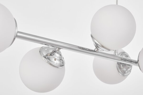 NOWOCZESNA LAMPA WISZĄCA CHROMOWANA FINO W8