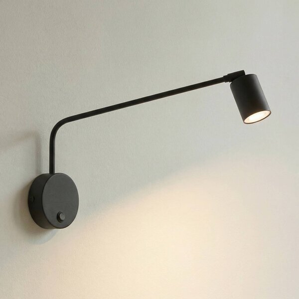 Kinkiet Nex TK Lighting, możliwość ściemniania, czarny, salon / jadalnia, metal