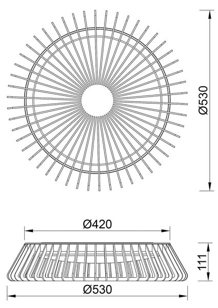 Mantra Iluminación Wentylator sufitowy LED Himalaya Mini, czarny, DC, cichy, CCT możliwość ściemniania, czarny, salon / jadalnia, tworzywo sztuczne, nowoczesny